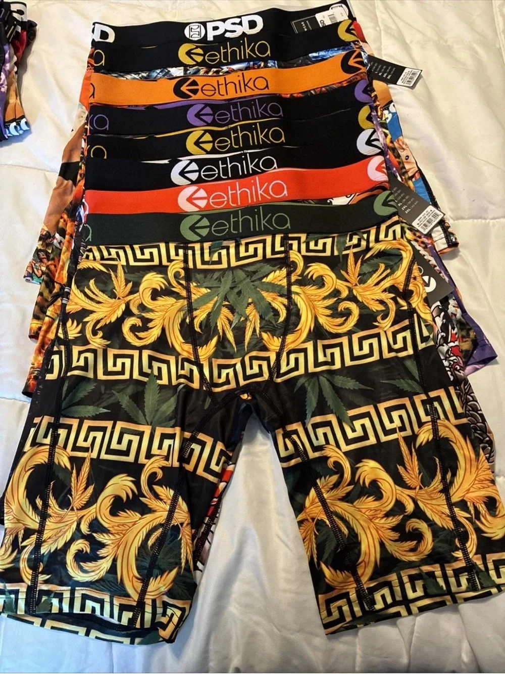 PSD/Ethika mens boxer briefs lot of 8 size medium